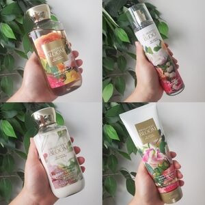 Bath and Body Works Brightest Bloom 4 Piece Set Jasmine Cedarwood
